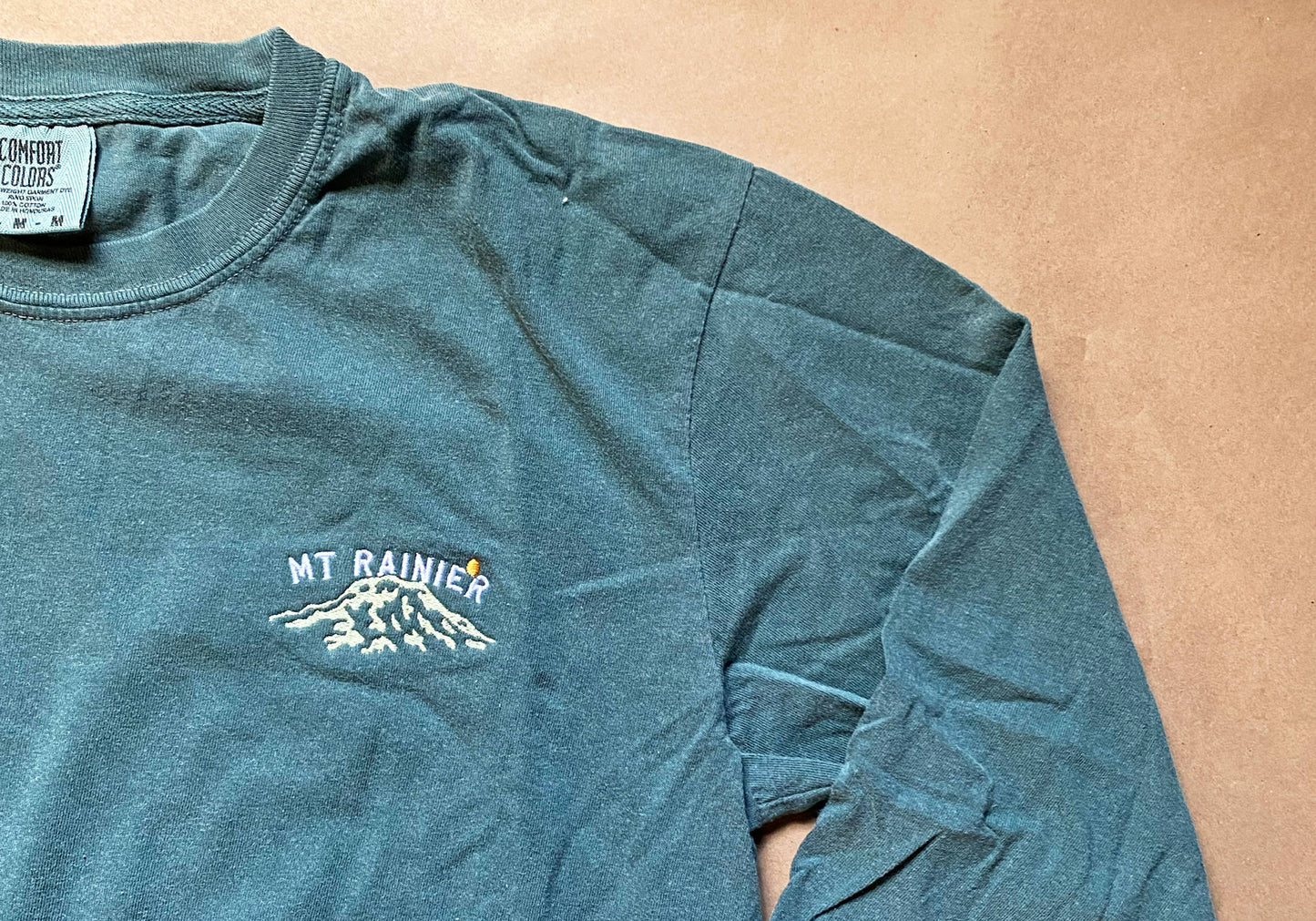 Mt. Rainier National Park Heavyweight Long Sleeve T-Shirt