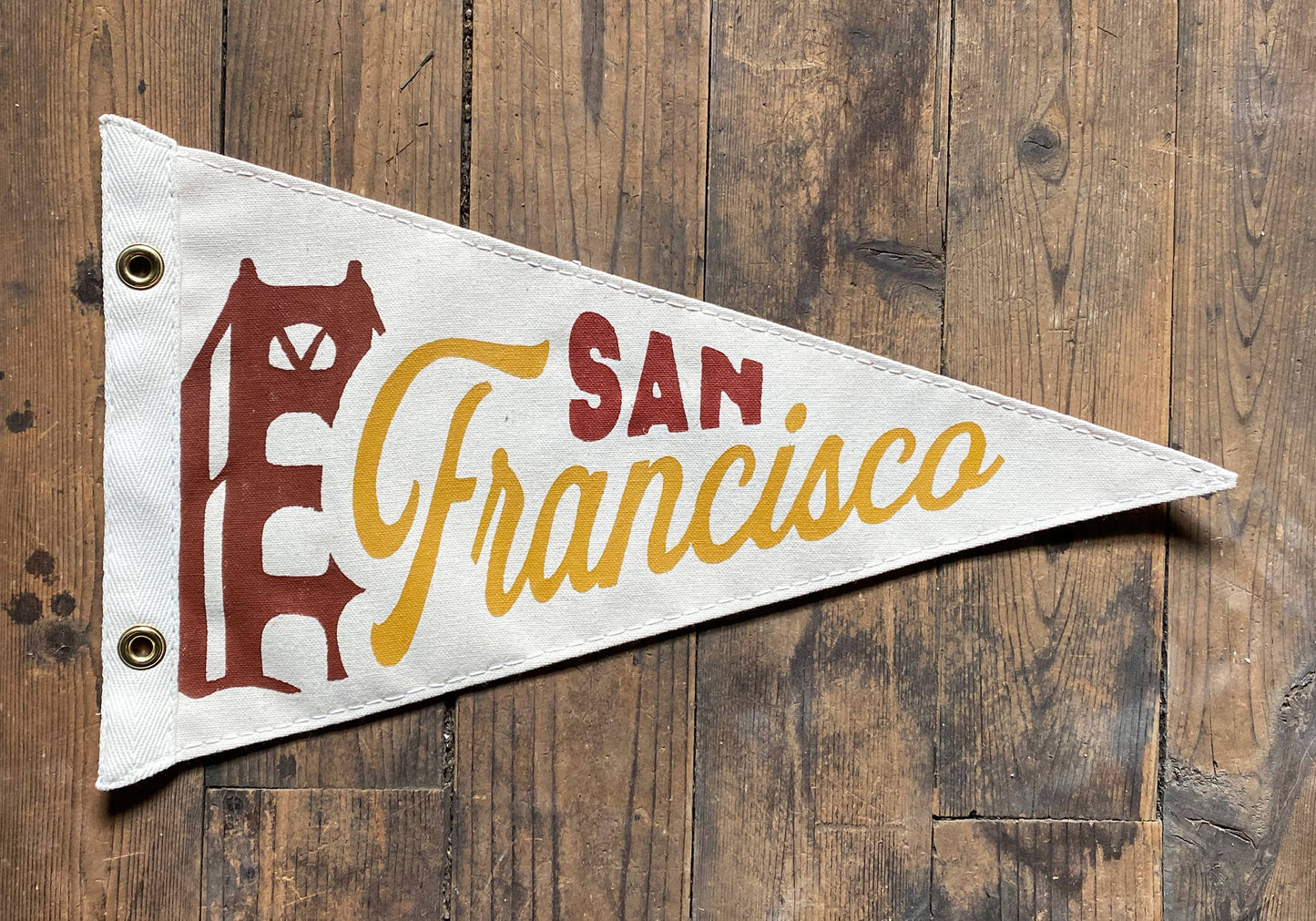 San Francisco Golden Gate Bridge Canvas Pennant
