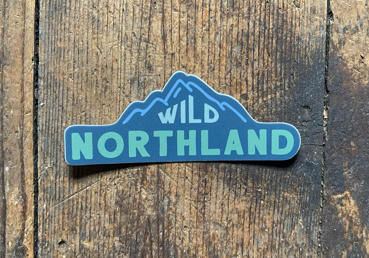 Wild Northland Mountain 3" Sticker