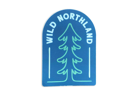 Wild Northland Tree 3" Sticker