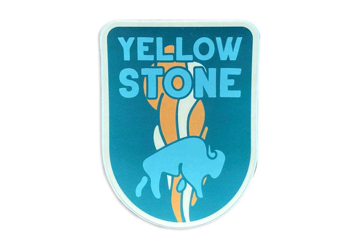 Yellowstone National Park 3" Bison Sticker